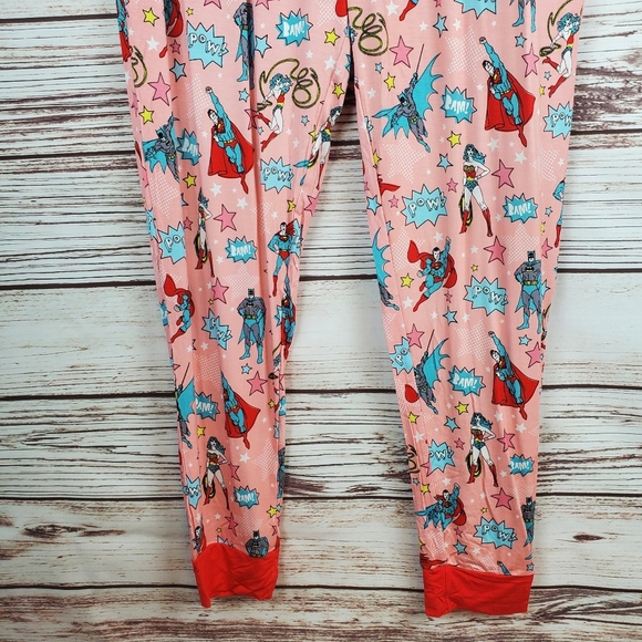 NWT Little Sleepies Womens Large DC Justice League 2-PC Pajamas Top Pants    #59 - Picture 11 of 15